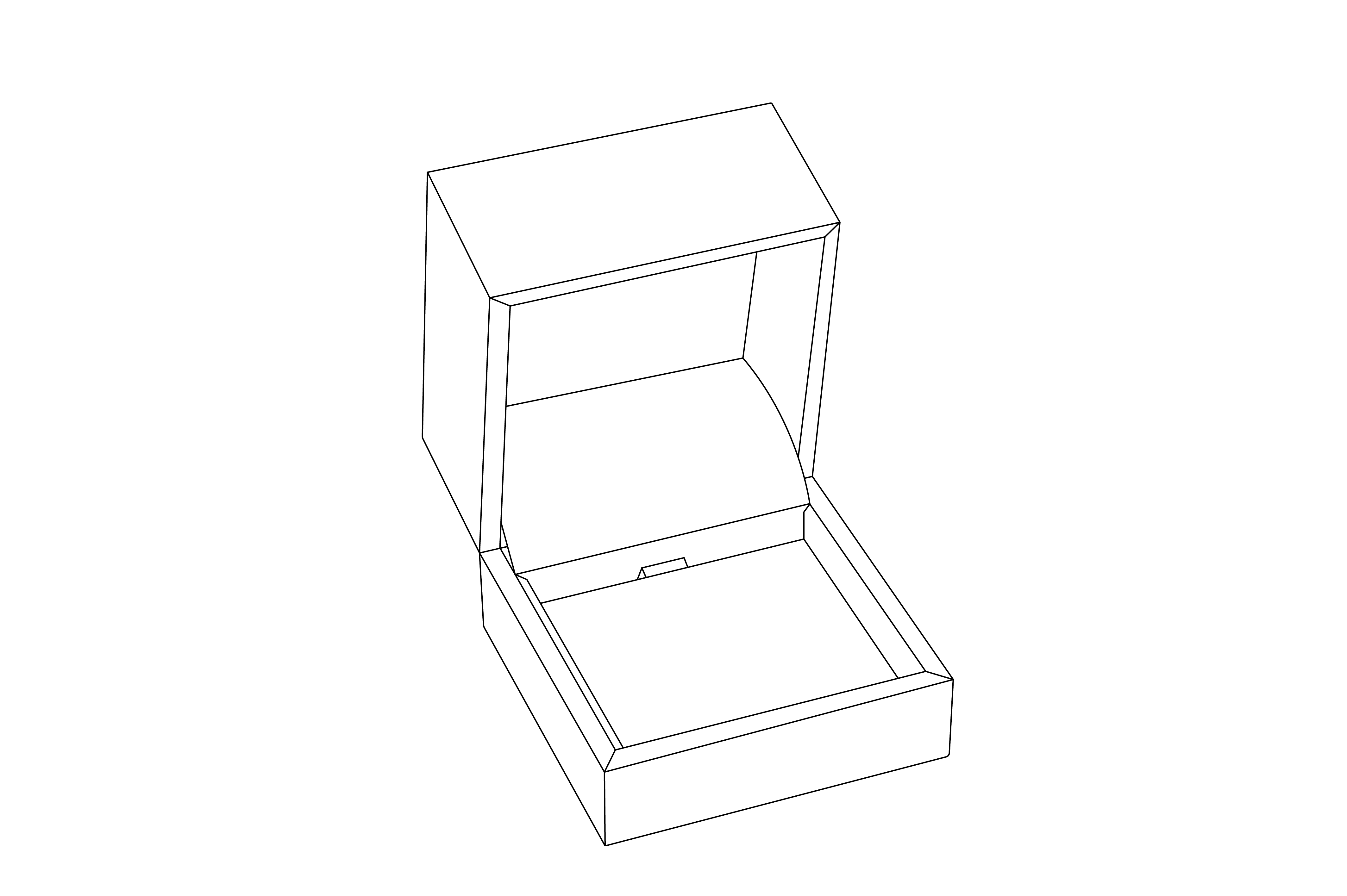 10.Earring Box-线稿